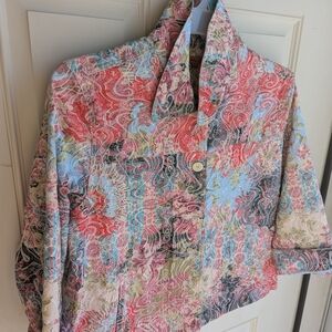 Vibrant Paisley Women's Blazer